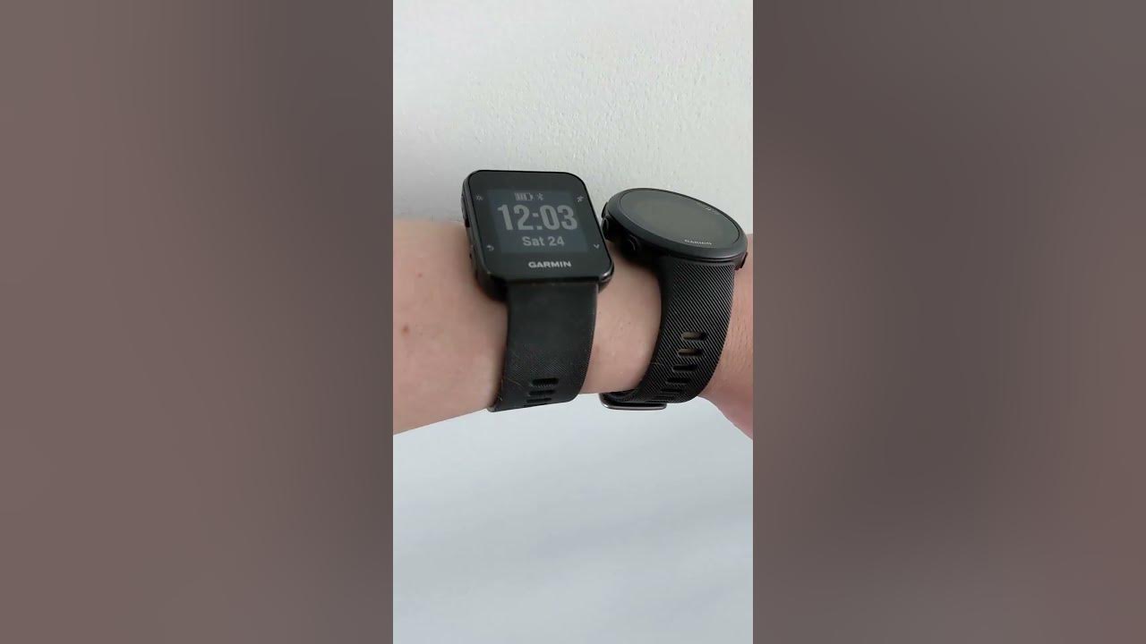 Garmin Forerunner vs Forerunner 45 42mm Comparison #shorts #gps #fitness #cycling #running - YouTube