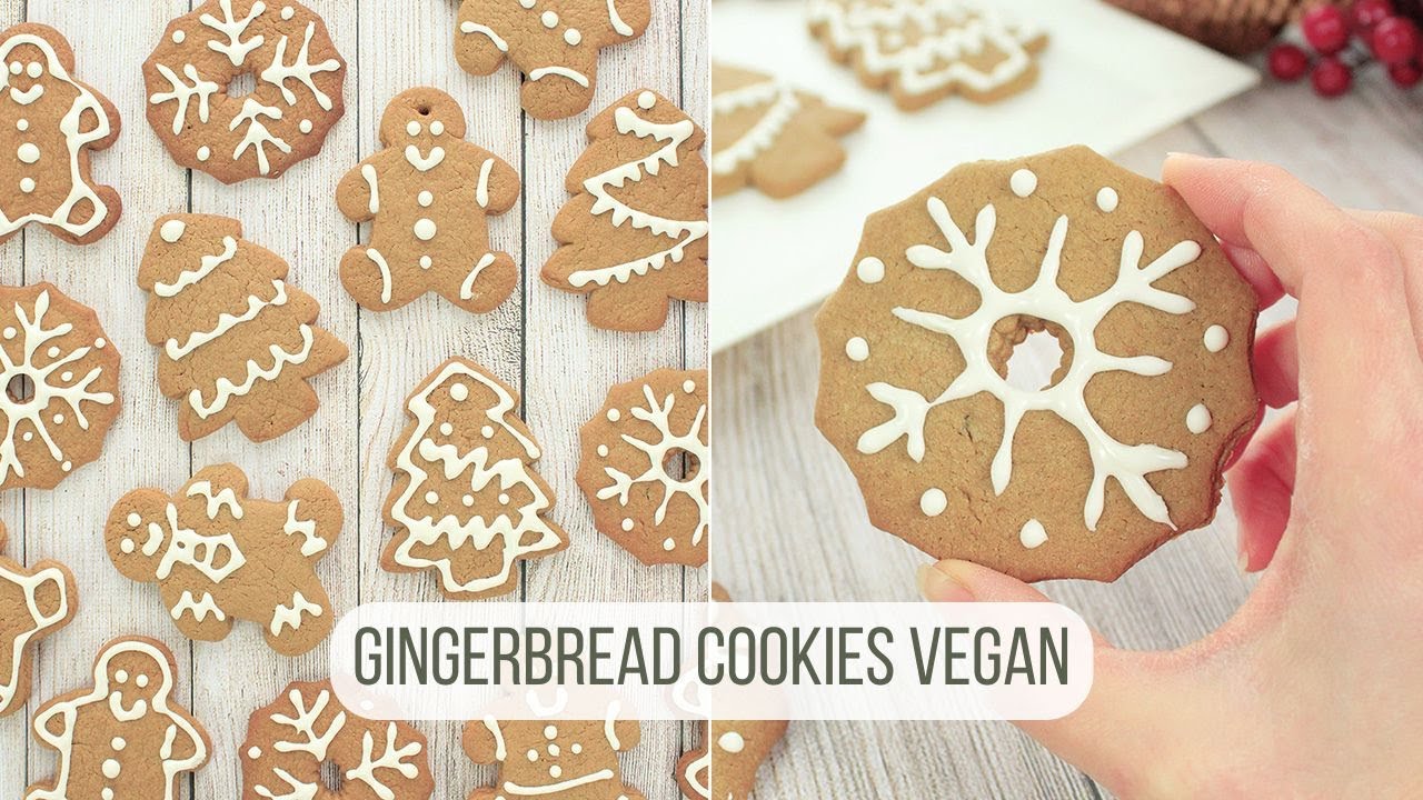 BISCOTTI DI NATALE » PAN DI ZENZERO (senza burro e senza uova) 🎄 | Veglife Channel