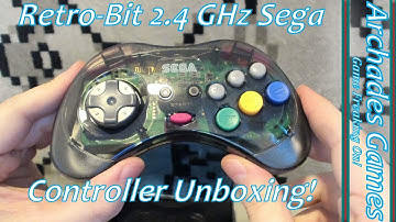 Retro-Bit 2.4 GHz Sega Genesis/Saturn Controller Unboxing