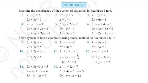 EXERCISE 4.6 NCERT SOLUTIONS OF DETERMINANTS CHAPTER 4 CLASS 12TH
