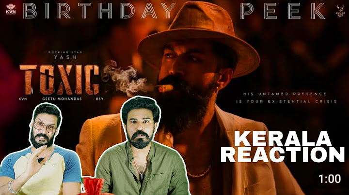 Toxic Birthday Peek Reaction Malayalam | Rocking Star Yash | Geetu Mohandas | Entertainment Kizhi