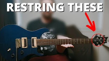 How To Restring An Electric Guitar | Guitar Care For Beginners (PRS SE 24)