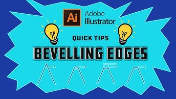 How to Bevel Edges - Illustrator Quick Tips