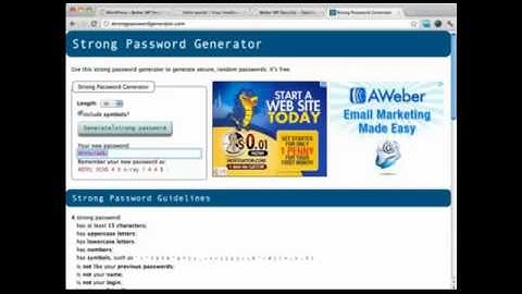 WordPress Strong Passwords
