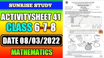 Activity sheet 41 class 6to8 (8/3/2022) maths /Activity sheet41 class6to8/worksheet41 English medium