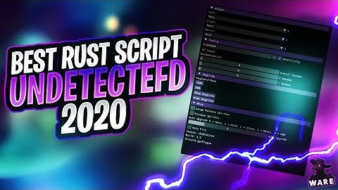 UNDETECTED RECOIL SCRIPT FOR RUST 2020 PlagueWare.xyz
