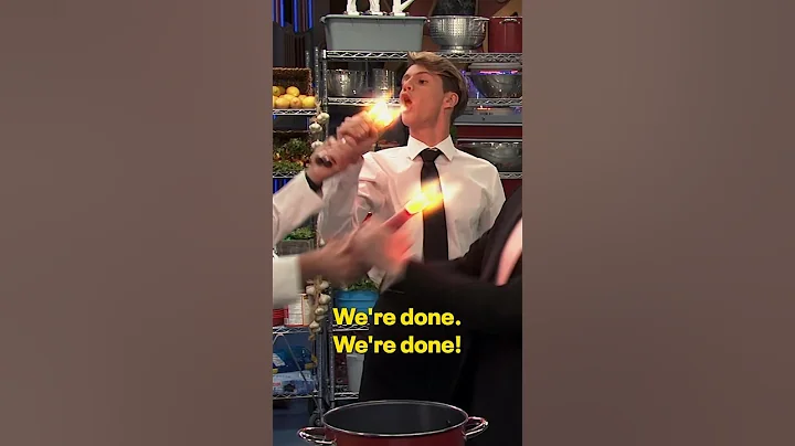 henry saves captain man from dangerous cooking!! #shorts