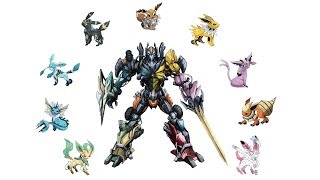 Eeveelutions rangers - All in one ( by Shin Art ).