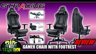 GTRacing Gamer chair with footrest review GTRacing Gamer chair with footrest review