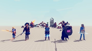The Gods Vs FACTIONS: New Version｜Totally Accurate Battle Simulator TABS