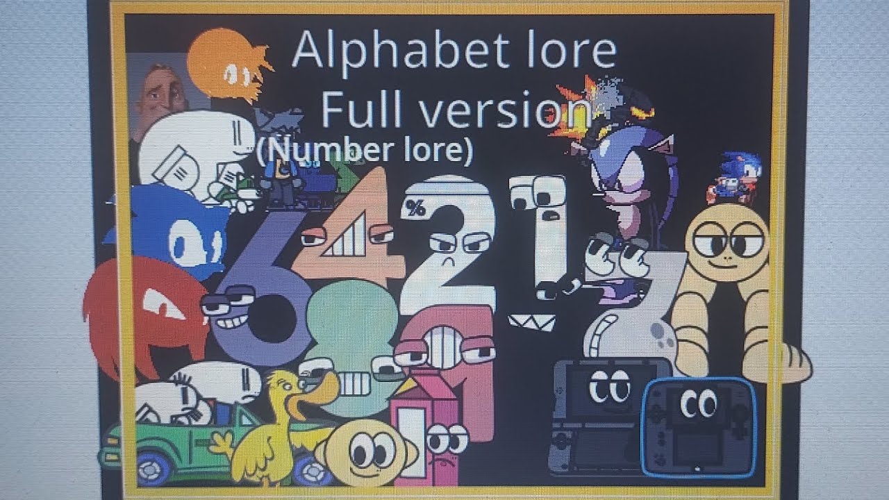 Humanized lowercase Alphabet Lore - Comic Studio