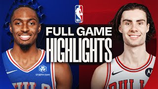 76ERS at BULLS | FULL GAME HIGHLIGHTS | November 4, 2025