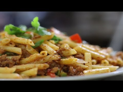 spicy-keema-pasta-recipe-|-minced-meat-pasta-|-indian-pakistani-recipes-urdu/hindi