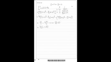 Edexcel 2018 A-Level Maths Paper 1 | Q13 Integration by Parts | #maths #exam #calculus #edexcel