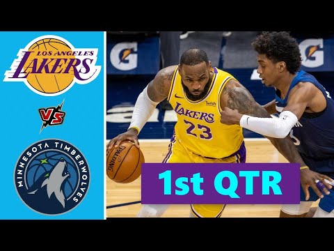 Los Angeles Lakers vs. Minnesota Timberwolves Full Highlights 1st Quarter | NBA Season 2021