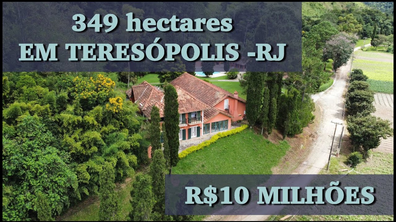 FAZENDA À VENDA NA SERRA FLUMINENSE 📍Teresópoli -RJ 💰R$10.000.000,00
