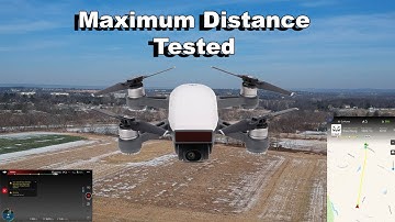 DJI Spark Max Distance Test | With Remote Controller