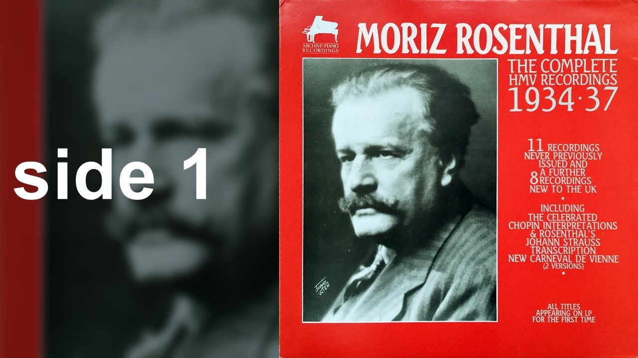 Moriz Rosenthal - Schubert Club