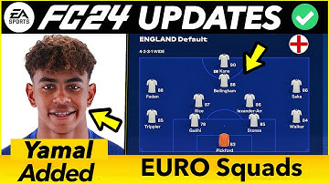 NEW FC 24 Update - EURO 2024 Squads & Yamal Added ✅