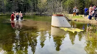 Our Twins Get Baptized in the Ranch Pond + Community Life