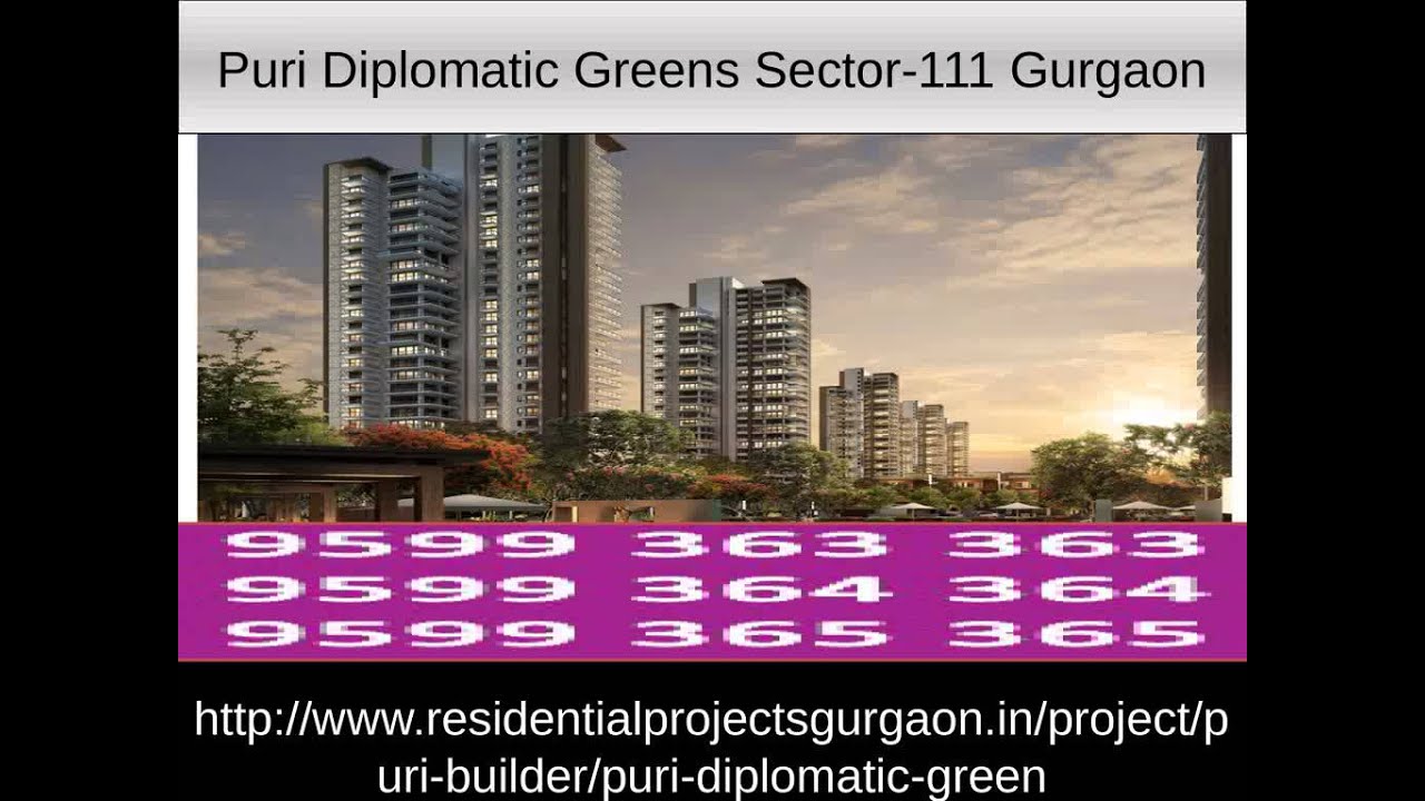 Puri New Diplomatic Greens Sector 111 Gurgaon