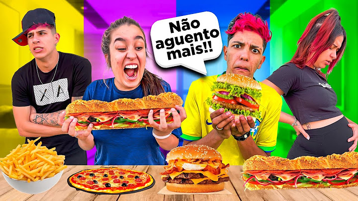 O ÚLTIMO A PARAR DE COMER, VENCE! *passamos mal