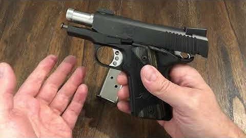 Cover Image for Kimber ultra carry ii update new sights