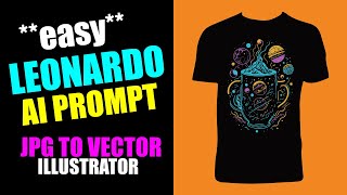 Leonardo Ai Prompt for Tshirt Vector Designs