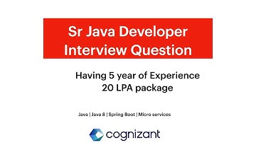 Cognizant Second Round | Sorting Map Values Using Java 8 Features