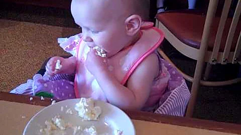 Allison Eating Cake