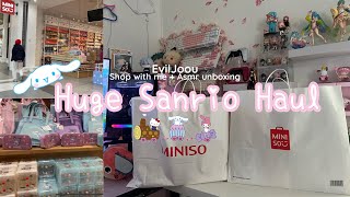 $320 Huge @miniso.official Sanrio Haul 🌸🍡| cozy & aesthetic| ASMR unboxing