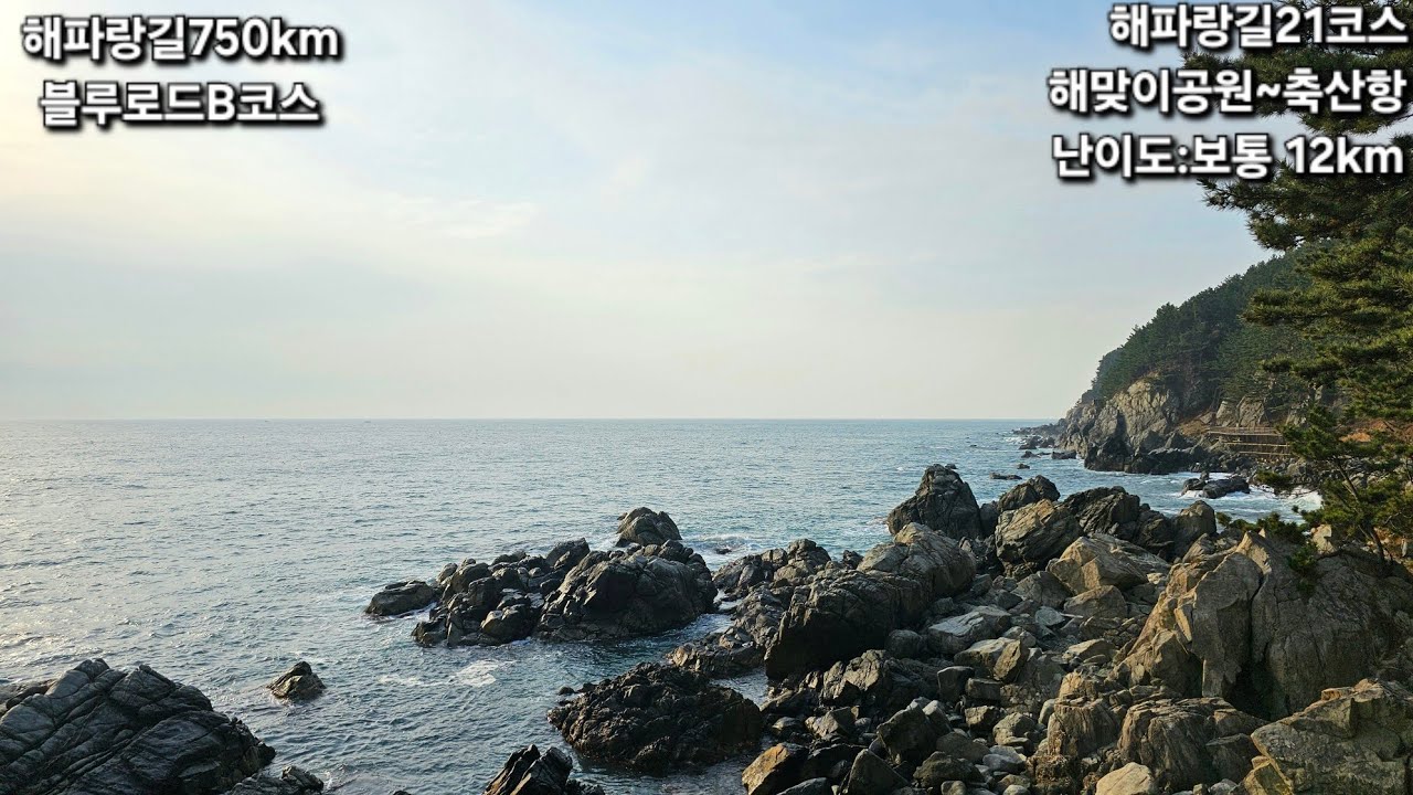 [해파랑길] 21코스/해맞이공원~축산항/12.7km/블루로드B코스! 꼭 한번 걸어보세요!
