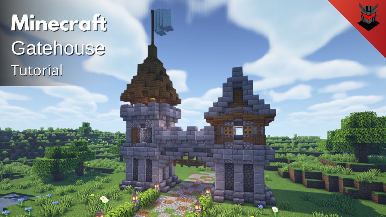 Medieval castle house for minecraft