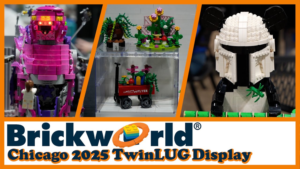 Brickworld Chicago 2025 - The TwinLUG Display and my Custom Lego MOCs