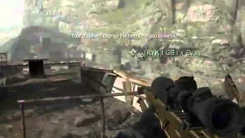 MW3 No-Scope Across Aground