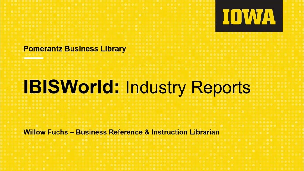 IBISWorld Industry Reports YouTube