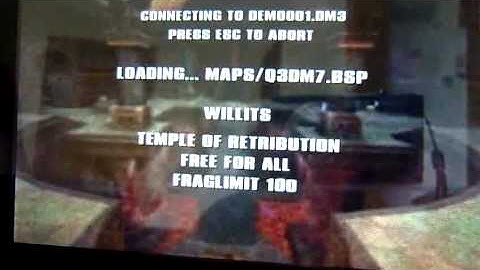 Quake 3 Running on the O2 Joggler (Ubuntu, Less Glare, Short)