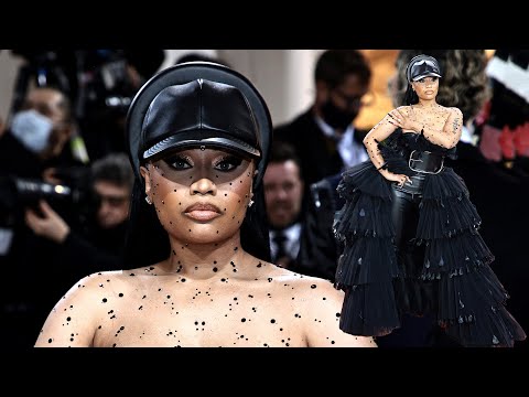 Met Gala 2022: Nicki Minaj Flaunts Bedazzled Cleavage