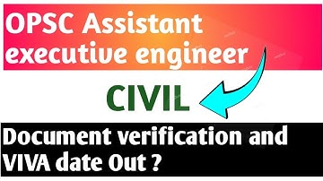 OPSC AEE(Civil) Shortlisted for DV and Viva 2025 || #opscresult #aeecivil 