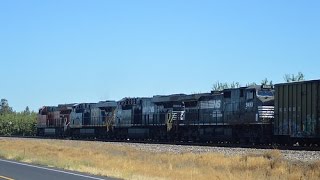 (7-18-16) [HD 60FPS] Another Day in the Central Valley - CSX and NS Power, Tier 4's, and More