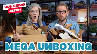 Mega Bible Unboxing (NLT, KJV, NIV, and more!)