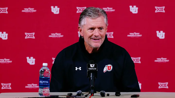 Head Coach Kyle Whittingham weekly press conference - 11.24.25