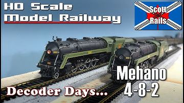 DCC Decoder Upgrade - Mehano 4-8-2 Canadian National Steam Train
