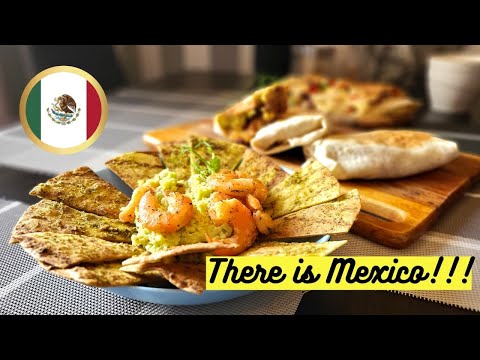 Вся мексиканская кухня в одном видео - рецепт буррито, кесадилья, домашние начос с гуакамоле!