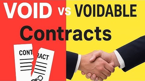Void vs Voidable Contract | Briefly Explained with Examples. #everydaylaw #contract  #seo #law 