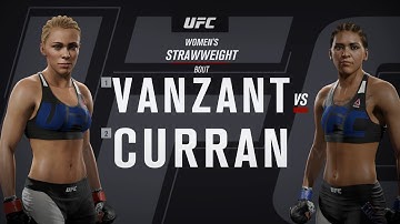 UFC Career: Kailin Curran vs Paige "12 Gauge" VanZant: Match 23