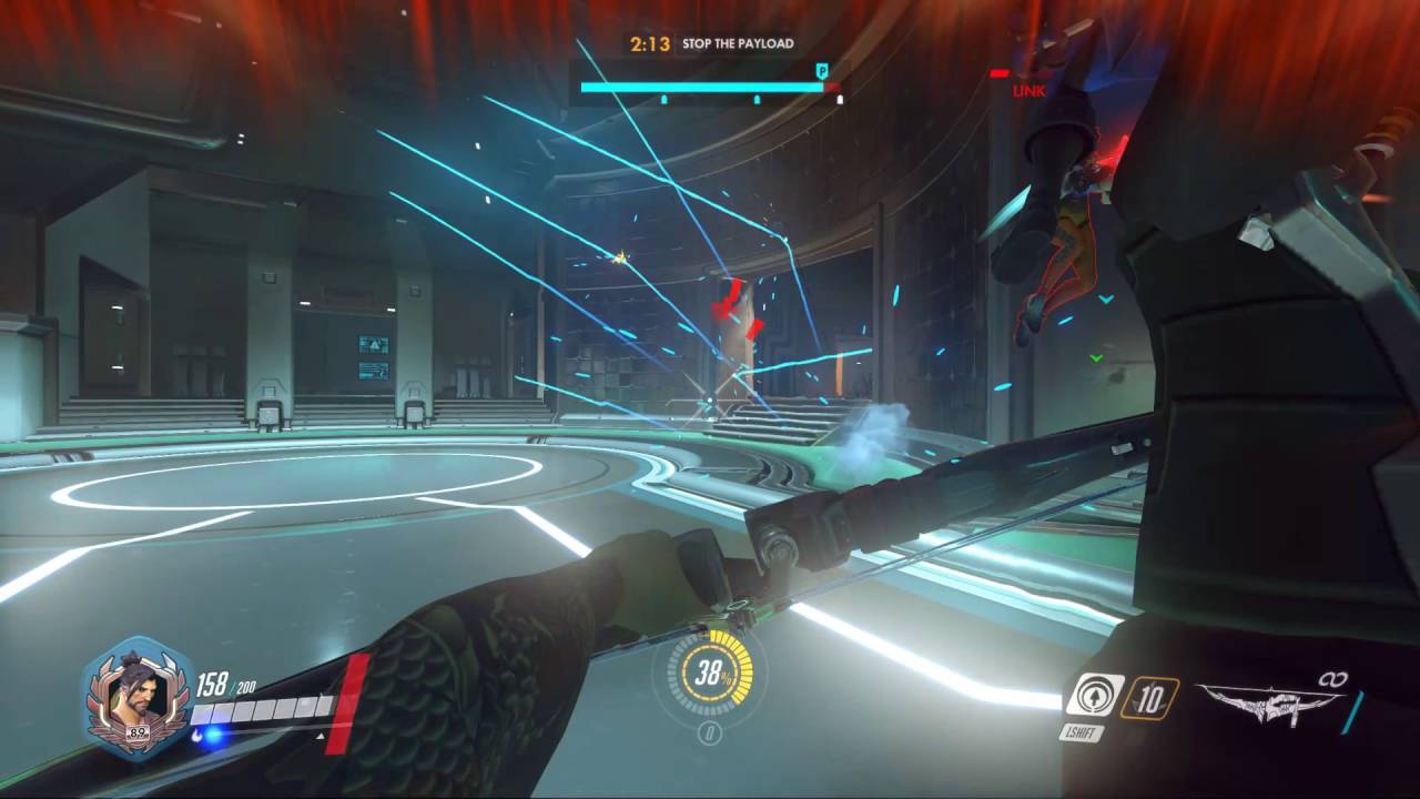 Overwatch Hanzo Tracer rewind kill