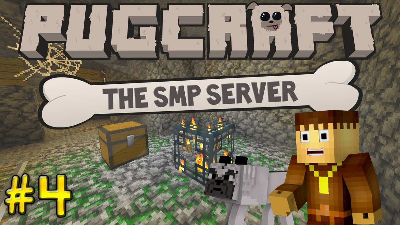 Minecraft: PugCraft SMP - MOB SPAWNER!! Ep. 4