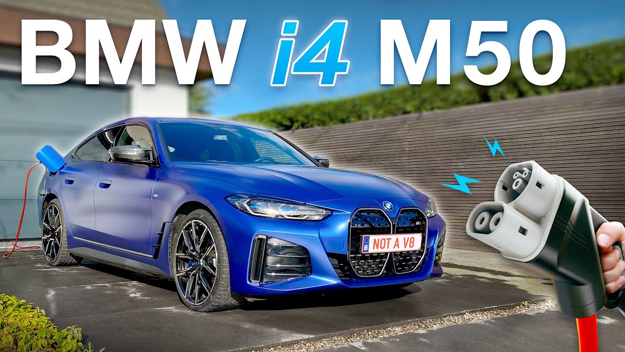 BMW i4 M50 (544 л.с. EV) - электрический POV-драйв и прогулка!