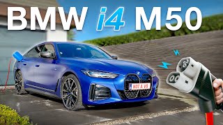 BMW i4 M50 (544 л.с. EV) - электрический POV-драйв и прогулка!